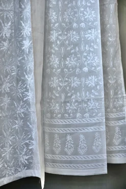 Vorhang aus Voile weiß