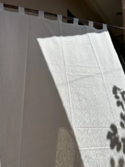 Vorhang aus Voile weiß