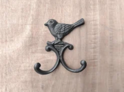Wandhaken 'Vogel' aus Gusseisen