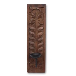 Wandkerzenhalter Holzschnitzerei