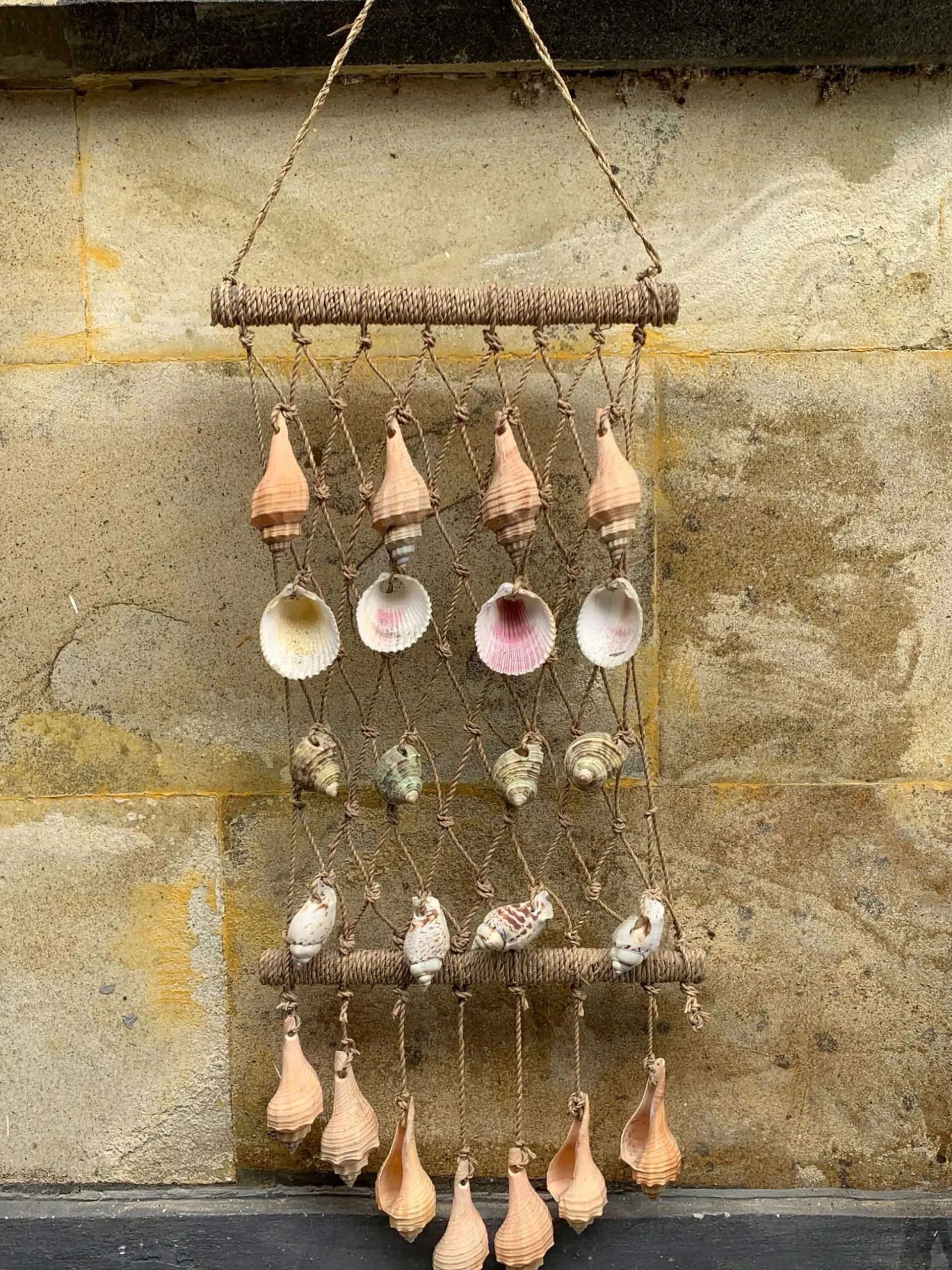 Wandschmuck Muschel-Netz
