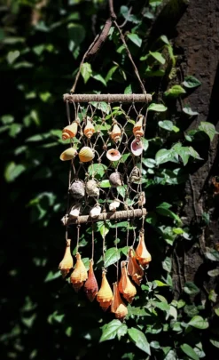Wandschmuck Muschel-Netz