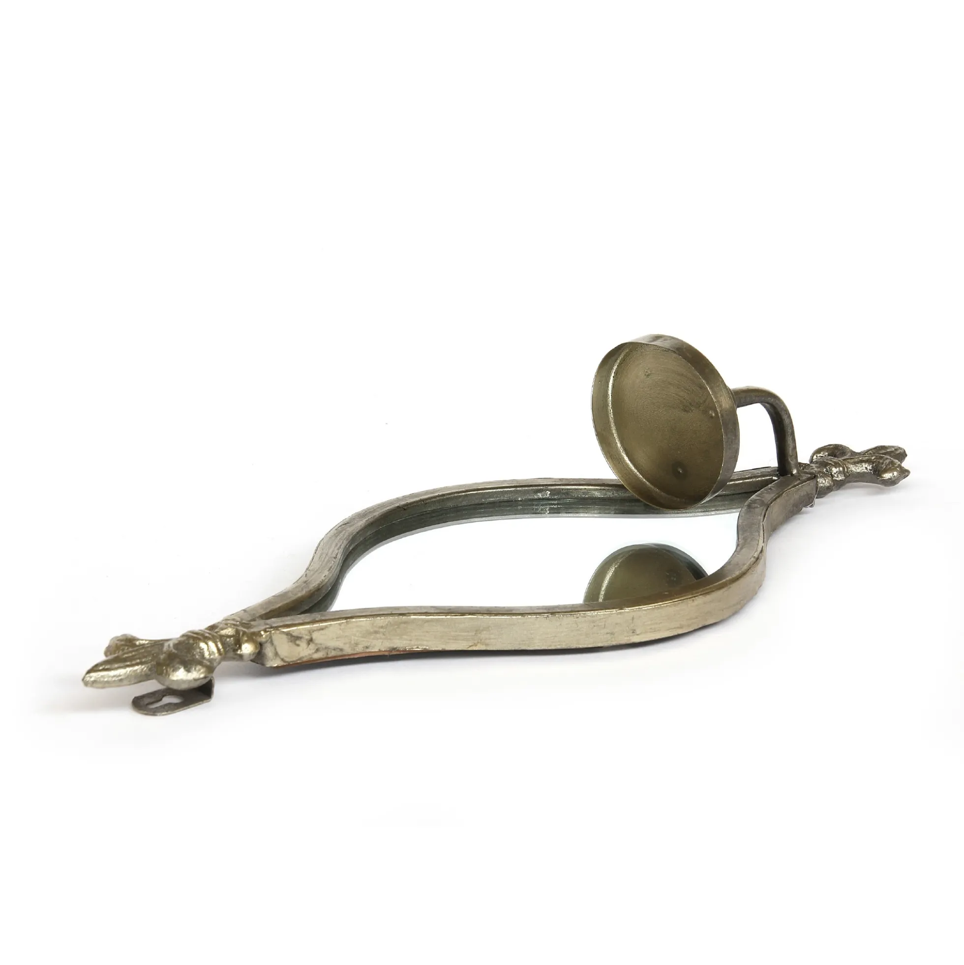Wandspiegel mit Kerzenhalter