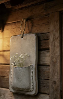 Wandvase aus Steingut