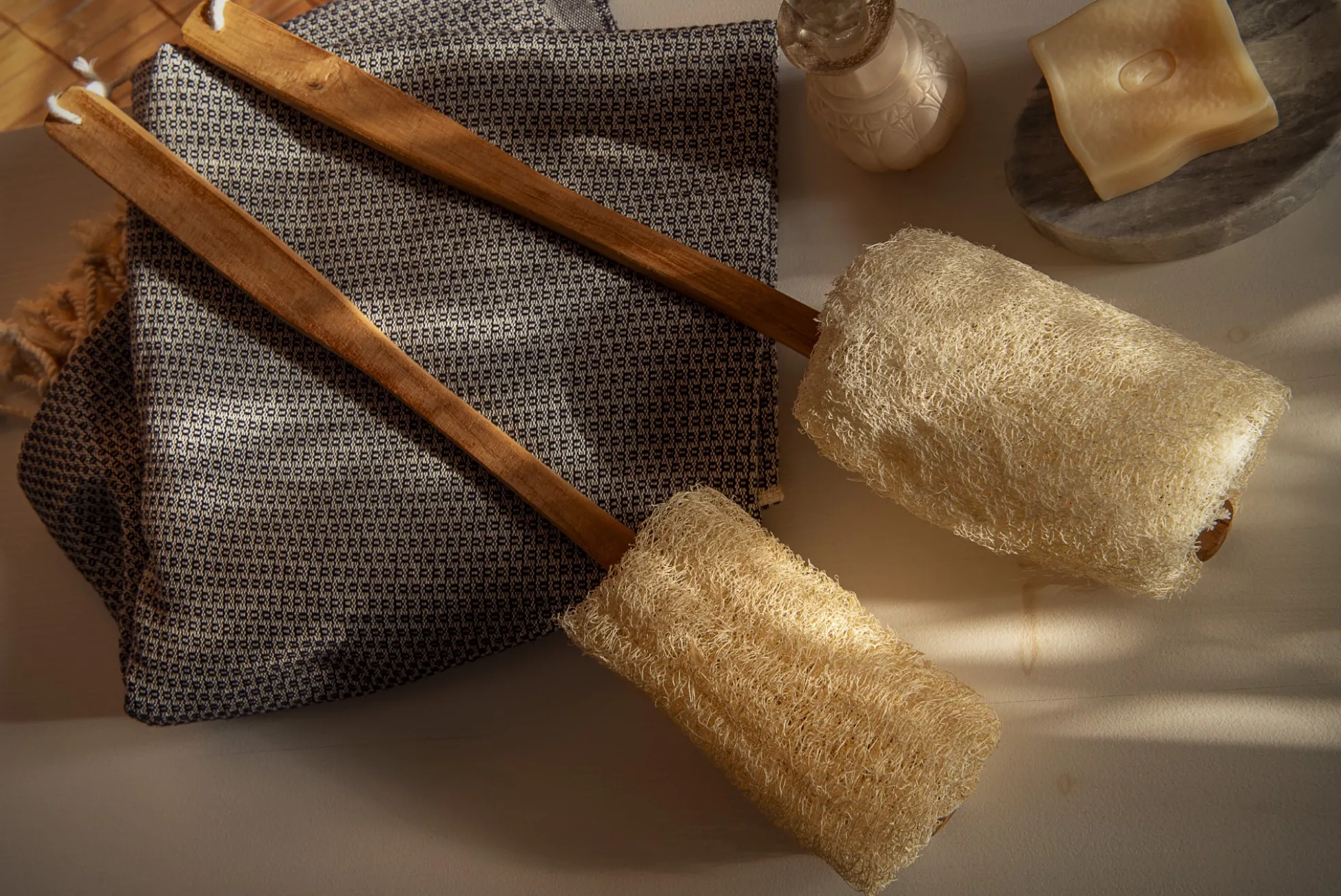 Waschbürste aus Luffa