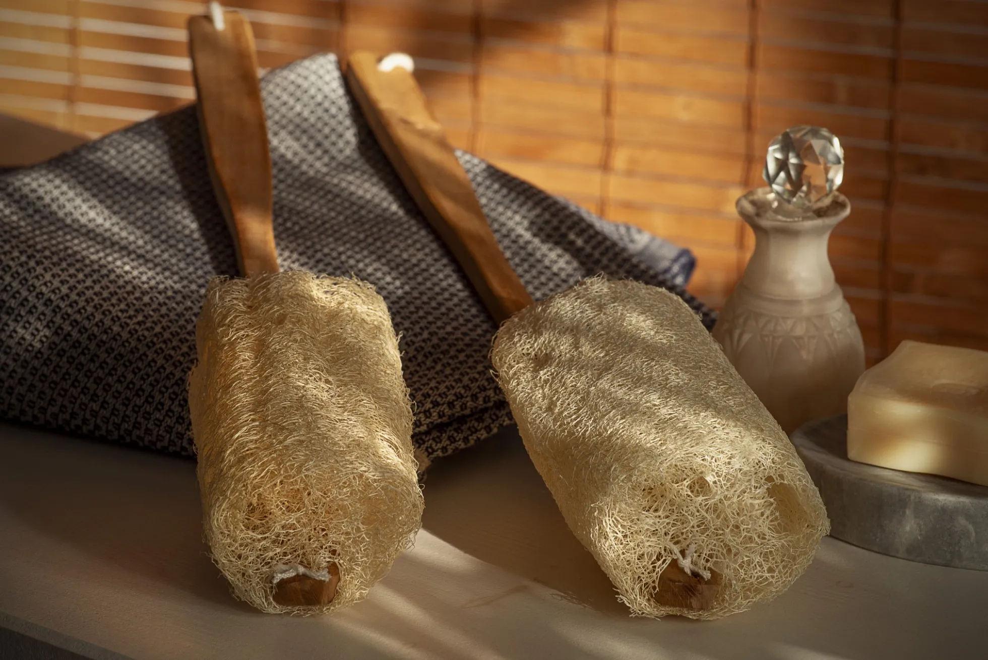 Waschbürste aus Luffa