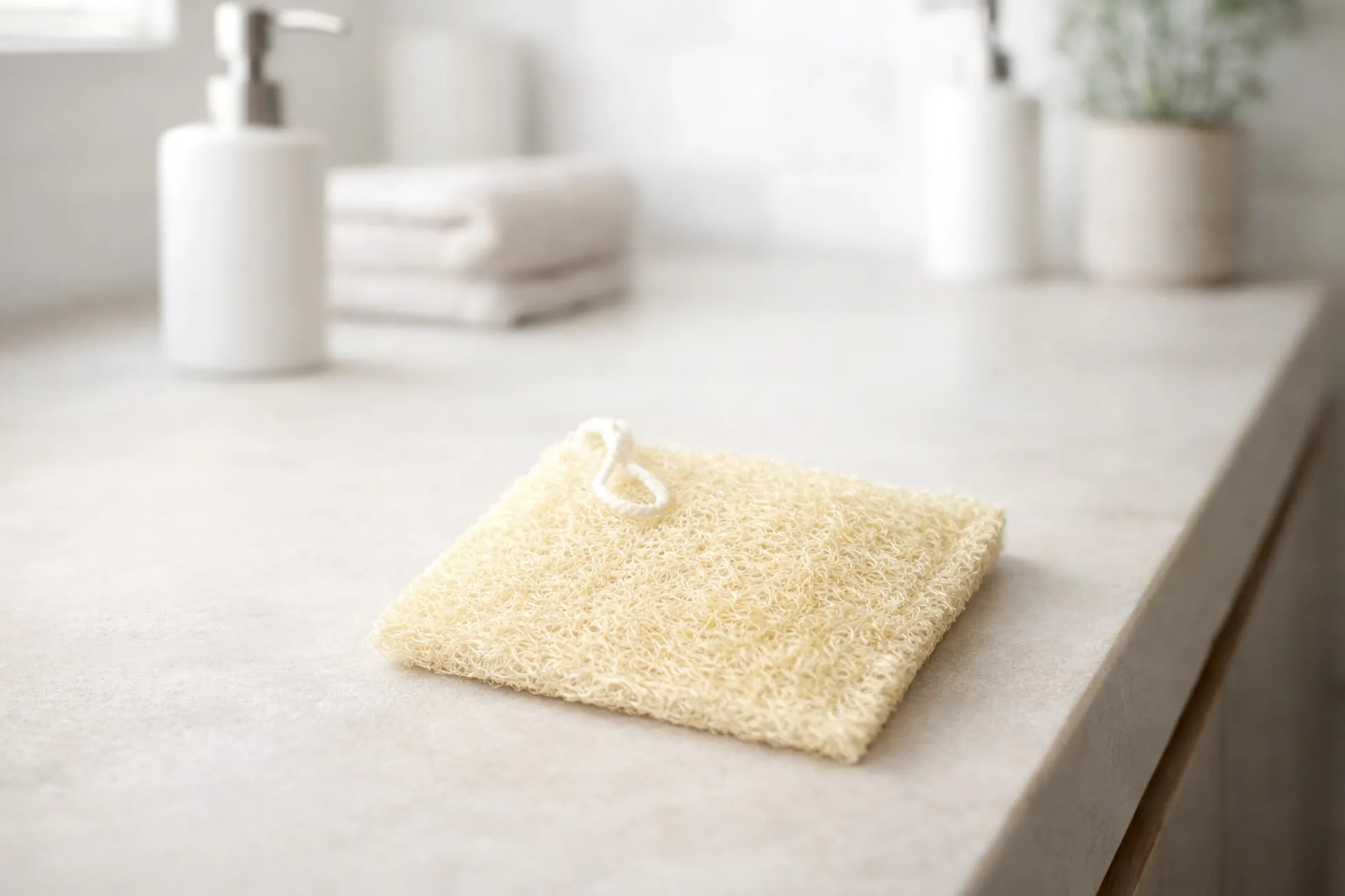 Waschlappen aus Luffa