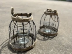 Windlicht 'Wire'
