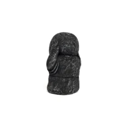 Zementfigur 'Fat Jizo - nichts hören'