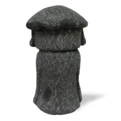 Zementfigur 'Jizo mit Hut'