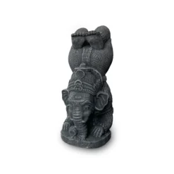 Zementfigur 'Yoga Ganesh'