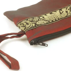 Zipper-Täschchen burgund