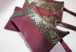 Zipper-Täschchen burgund