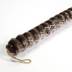 Zugluftstopper braun-weiß